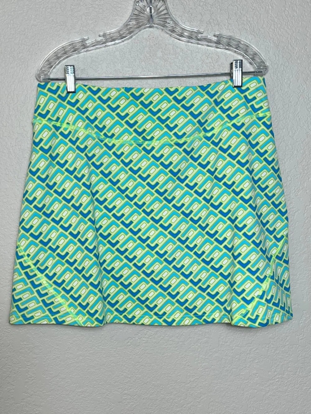 Title Nine Diamalete Geometric Activewear Skort Sz L